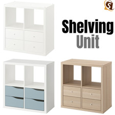 IKEA KALLAX Scaffale con Cassetti 77x77 cm Cubo Portaoggetti Scaffale Organizer