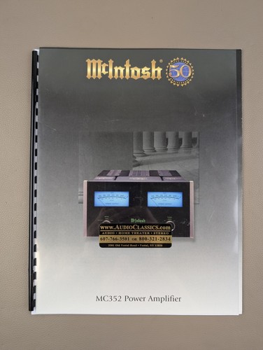 Mcintosh mc352 amplificatore - mc352,