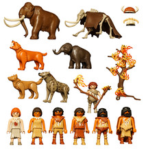 Playmobil età della pietra era glaciale primitivo selezione 5100 5101 5102 5103 5104 5105