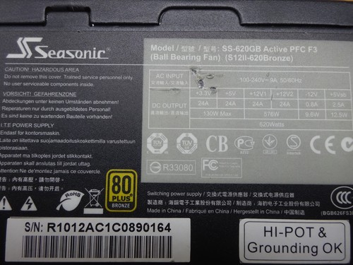 Alimentatore seasonic 620gb - alimentatore, ss-620gb