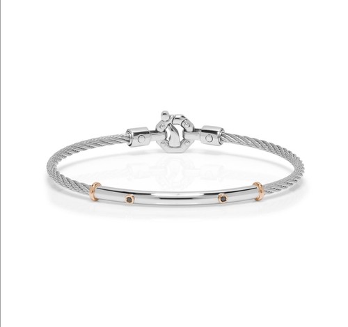 Baraka bracciale uomo acciaio - bracciale,
