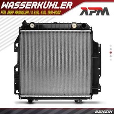 Radiatore acqua radiatore motore per Jeep Wrangler I II 2.5L 4.0L 1991-2007