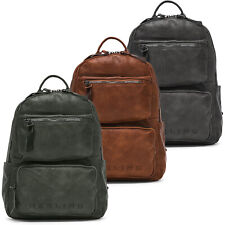 Zaino uomo/donna HERLING QUEVEDO vintage fashion ufficio lavoro pelle PU
