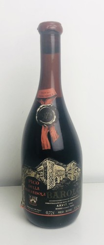 Bottiglia vintage vino - vino, barolo