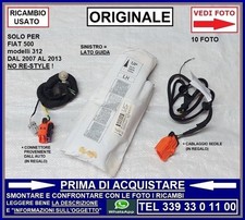 AIRBAG SEDILE SX SINISTRO GUIDA ORIGINALE FIAT 500 mod 312 2007-2013