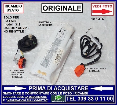 Airbag sedile sinistro - sedile,