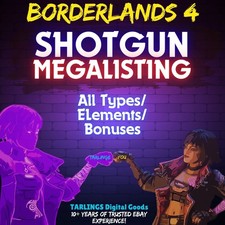 Borderlands 4 (BL4) ? Fucile - GODROLL MEGALIST ✨ Tutti i tipi/elementi/bonus ✨