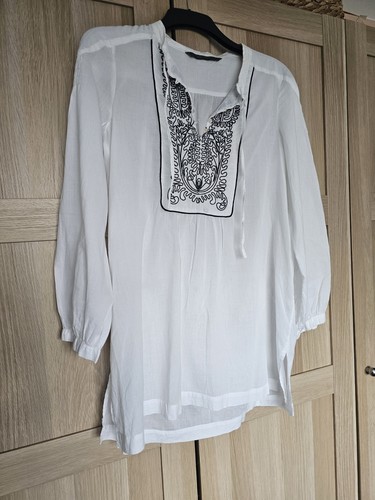 Abito tunica zara nero bianco - nero,