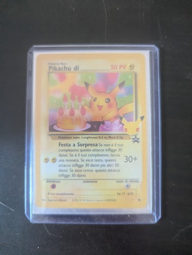 Pikachu compleanno birthday - pikachu, di