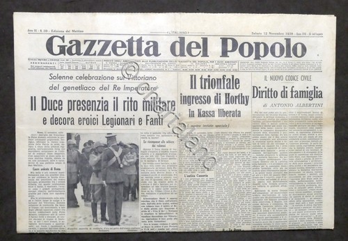 Giornale gazzetta del popolo - giornale,