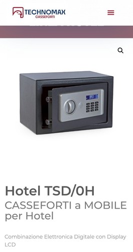 Cassaforte technomax tsd - cassaforte,