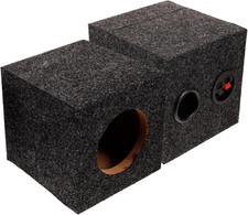 1Paio Cassa per Altoparlanti Auto Scatola Subwoofer Quadrata Design Vuoto per Mi