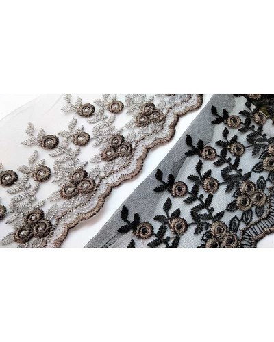 Pizzo merletto tulle smerlato - pizzo,