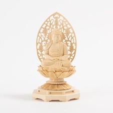 Statua Buddha Cipresso Amida