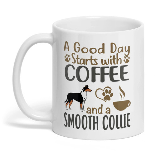 Smooth collie coffee mug - smooth,