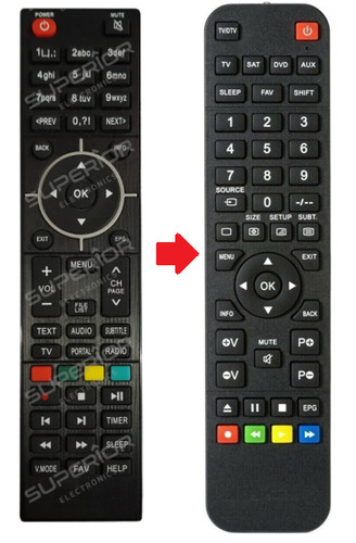Telecomando ricambio per - ricambio,