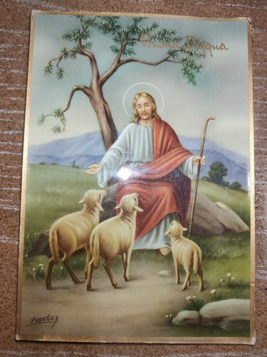 Cartolina buona pasqua - buona,