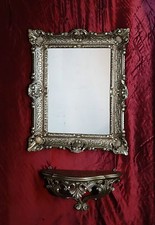 Specchio Con Console Mensola