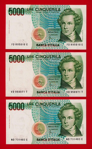 Italy 5000 000 lire - 5,000,