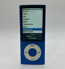 Apple ipod nano 5th gen 16 gb Blue Blu modello A1320 FUNZIONANTE musica mp3