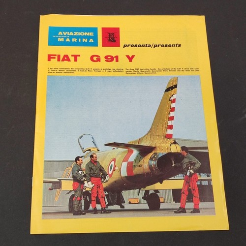 Brochure fiat g91 - fiat, y