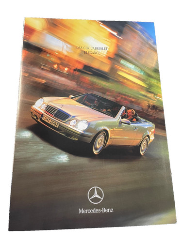 Brochure mercedes benz clk - mercedes-benz,