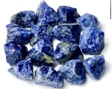 minerali pietra vera naturale sodalite blu grezza cristalloterapia