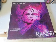 LP "MEDITAZIONE" di MASSIMO RANIERI, AUTOGRAFO ORIGINALE
