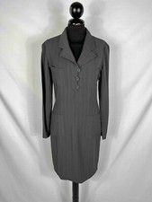 UNGARO PARIS Abito Vestito Donna Lana Viscosa Elegante Woman Dress Sz.S - 42