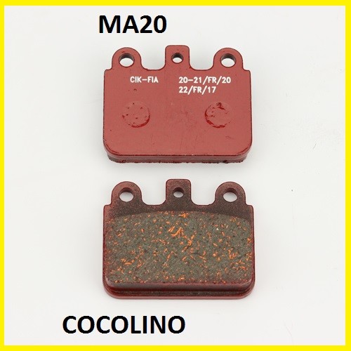 Coppia pastiglie freno