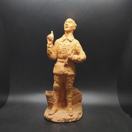 Scultura terracotta uomo - in, di