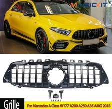 Griglia Mercedes Classe A W177  2019/2022 Calandra Nero Lucido Amg Sportivo 