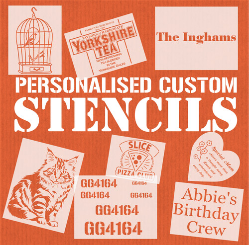 Stencil personalizzato design - stencil,