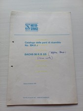 Sachs motore 50.6 B GS Corsa Corta 1979 catalogo ricambi italiano originale