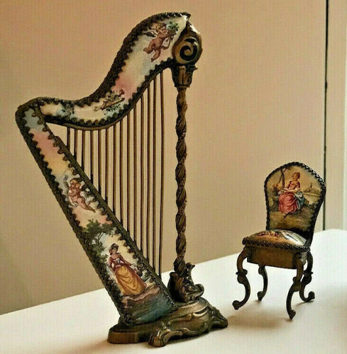 Arpa miniatura smaltata - in,