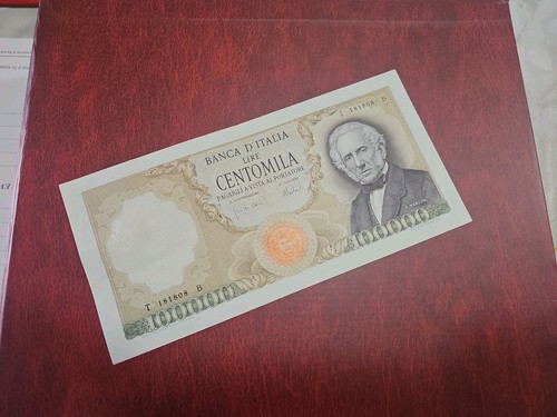 100000 lire manzoni banca - a.,
