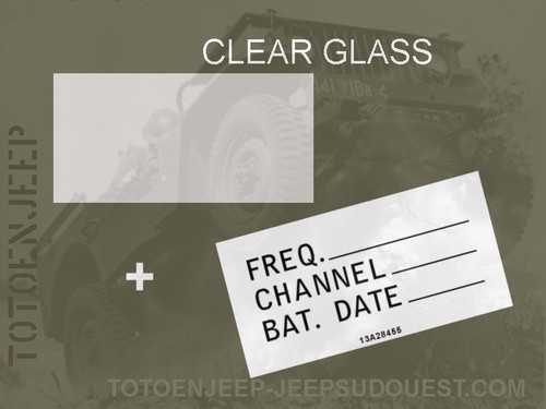 Kit etiquette frequence - frequence, +