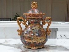 BEAUTIFUL VINTAGE SATSUMA VASE