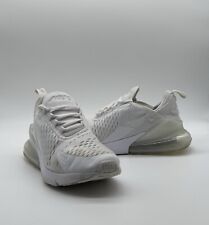 Nike Scarpe da Ginnastica Taglia UK 5.5 Air Max 270 Triple Bianco Maglia Corsa GS (943345-103)