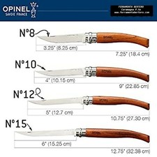 COLTELLO OPINEL A FILETTARE MANICO BUBINGA