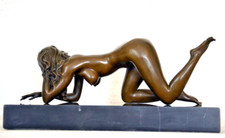 Statua erotica in bronzo -Nudo