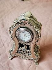 Orologio da tavolo in stile barocco, Linea Argenti.