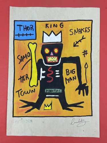 Jean michel basquiat fatto - jean-michel, a