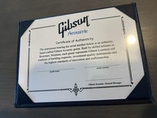Gibson Chitarra Acustica Certificato di Autenticità COA