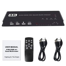 Hotkey 4K 4x1 KVM HDMI Quad