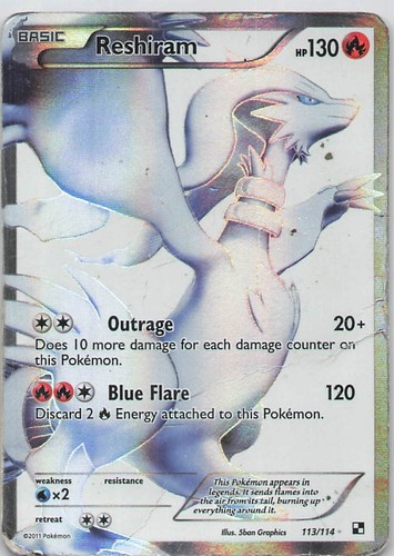 Reshiram holo - full,
