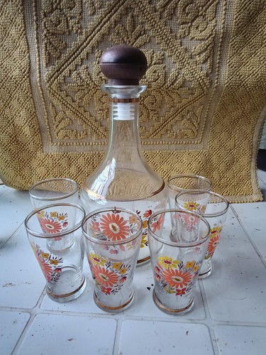 Servizio bicchieri vintage - servizio,