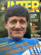 Rivista INTER FOOTBALL CLUB . N. 7  LUGLIO - AGOSTO 1991 . Poster Matthaus