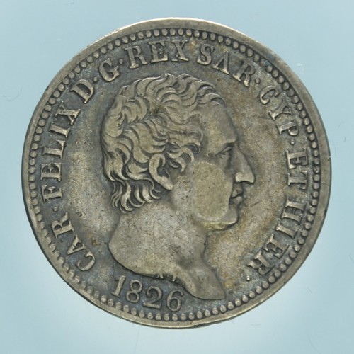 Carlo felice lira 1826 genova - felice,