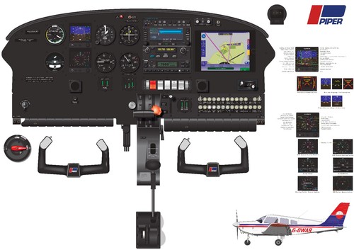 Poster piper pa28 161 - pa28, -161